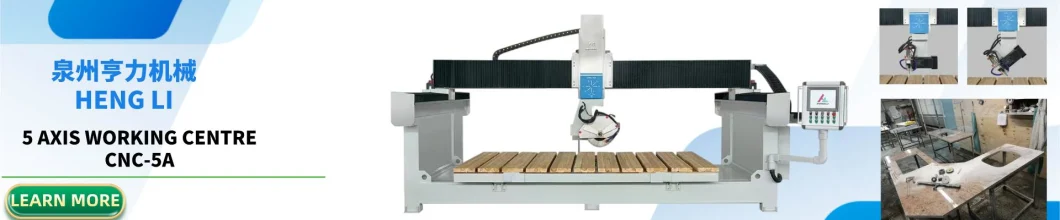 Automatic Bridge Middle Cutting Machine Saw for Marble Blocks Road Stones Tombstones